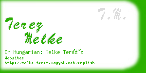 terez melke business card